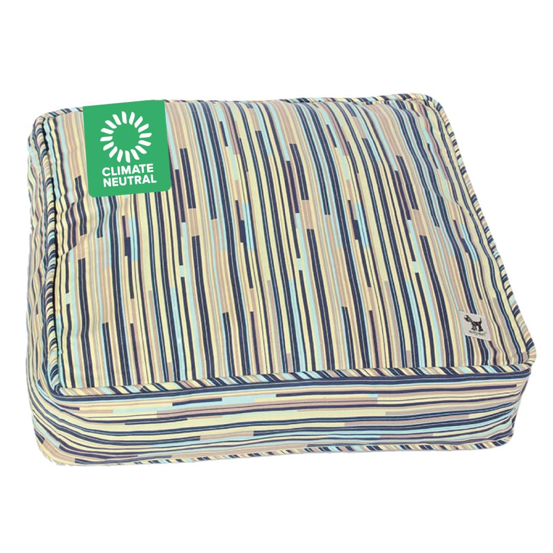 Petite Dog Duvet Cover - Square - I Don't Like Mondays Print - Measures 20’’x20’’x4’’ - 100% Cotton - Durable - Breathable - Sustainable - Machine Washable Dog Bed Cover - Pre-Shrunk