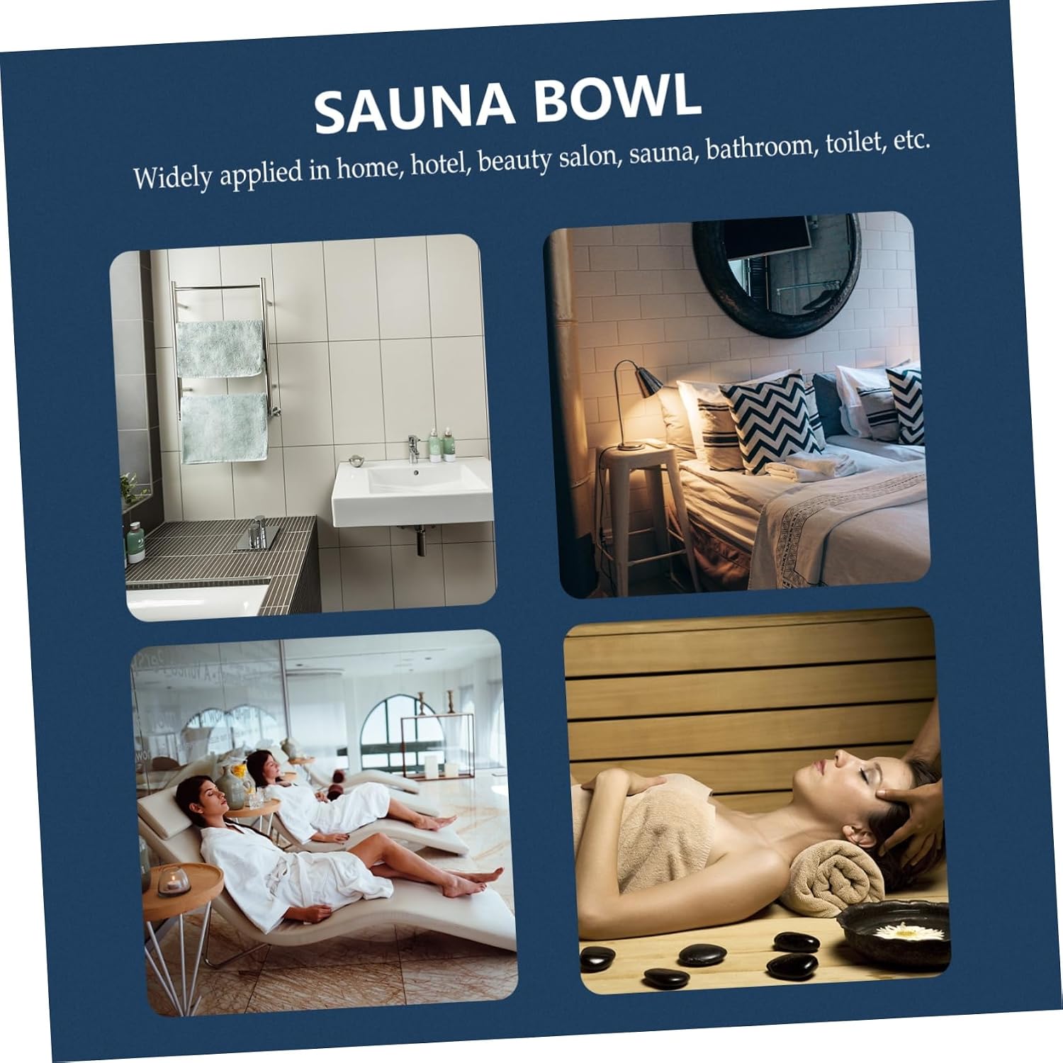GARVALON Essential Oil Tray Spa Essential Oil Bowl Fragrance Plate for Aromatherapy