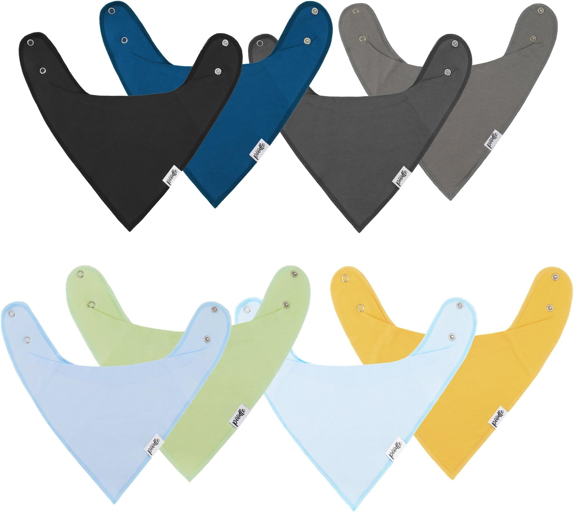 Baby Toddler Bandana Drool Teething Bibs 100% Organic Cotton Soft and Absorbent