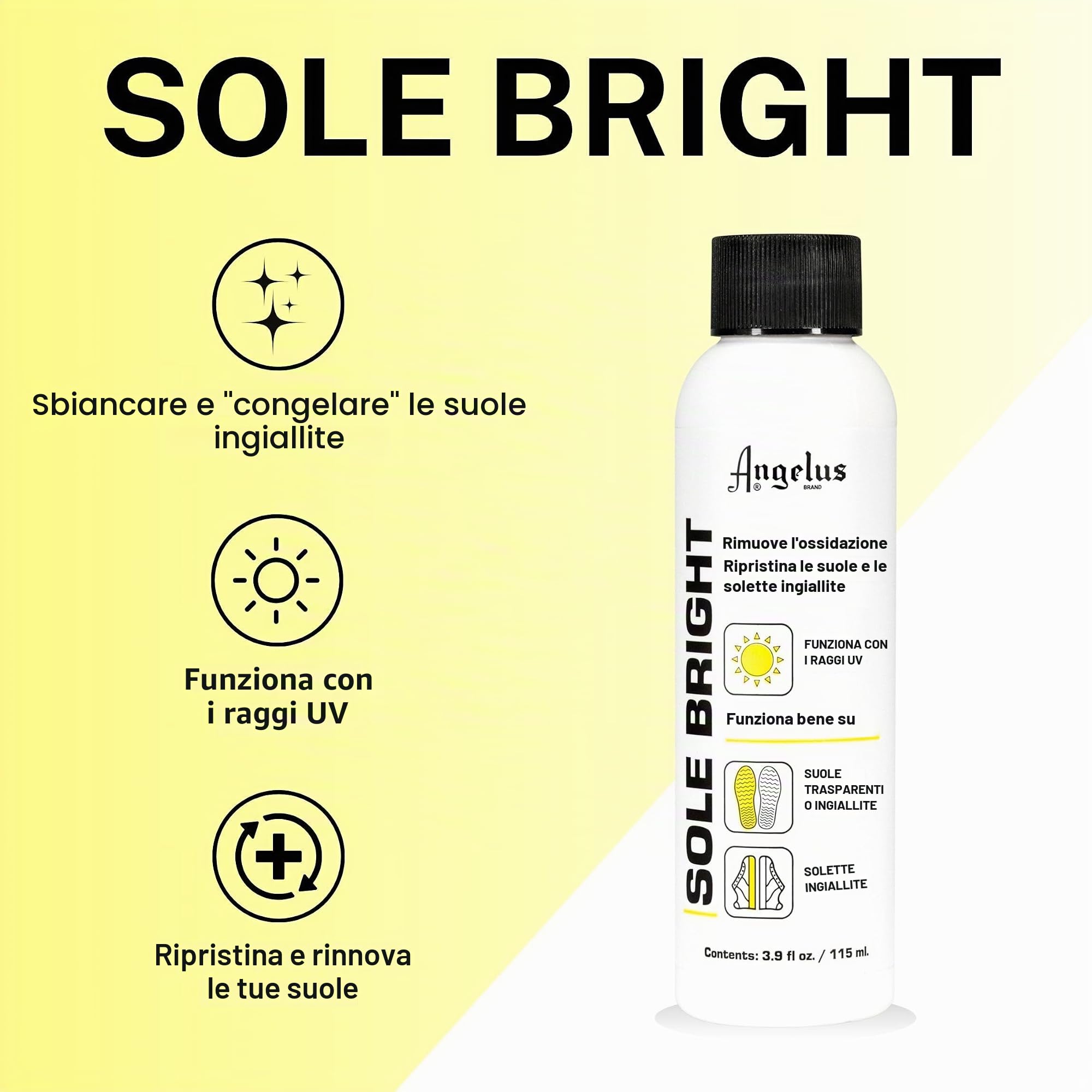 Marca Angelus Sole Bright, 113,4 g.