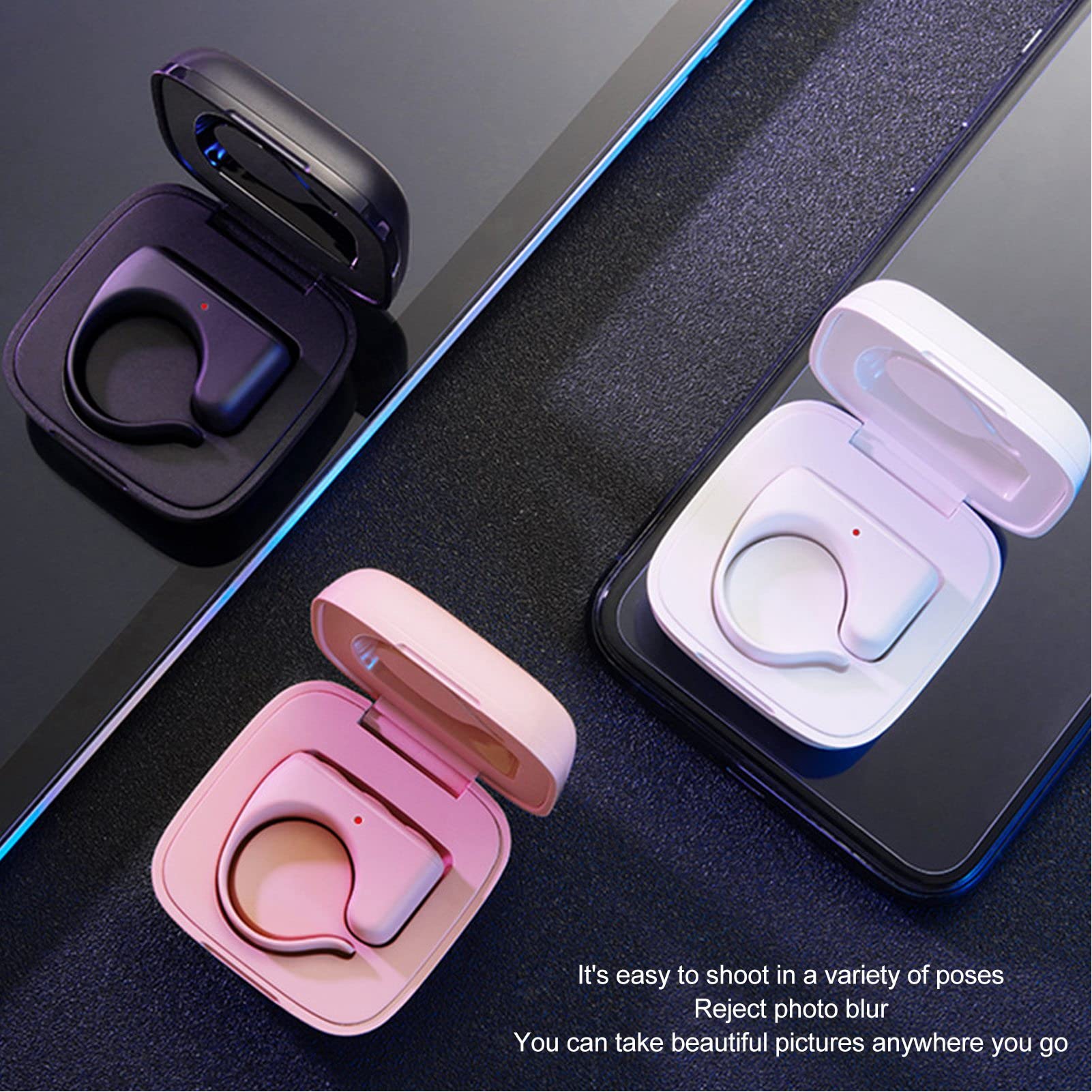 Tourneur de Pages à Télécommande Bluetooth, Tiktok APP Video Scrolling Ring Clicker pour la Vidéo, la Lecture, Le Téléphone Portable, Le Bouton Selfie de L'obturateur Tourneur de Pages à Télécommande Bluetooth, Tiktok APP Video Scrolling Ring Clicker pour la Vidéo, la Lecture, Le Téléphone Portable, Le Bouton Selfie de L'obturateur