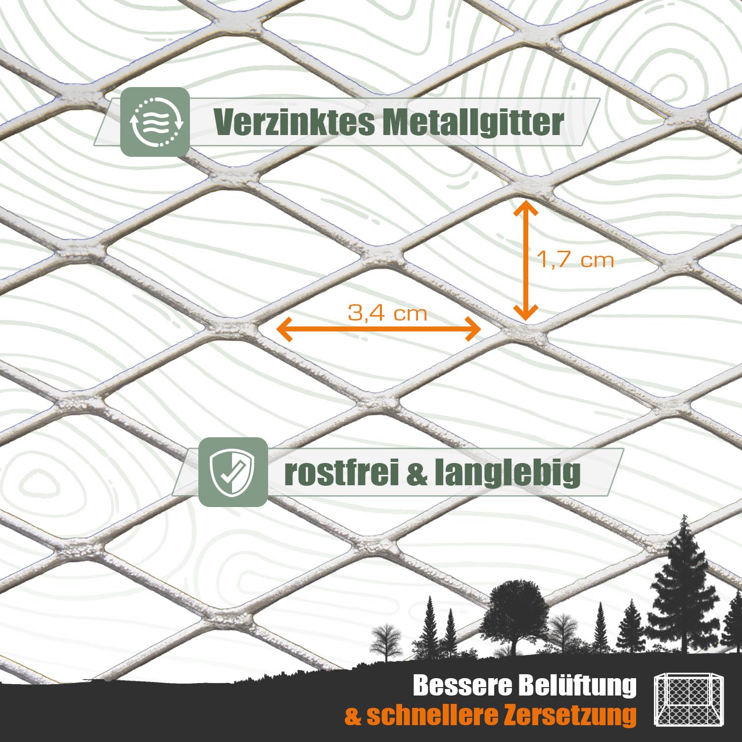 Komposter Garten Metall 800L Schnellkomposter Metallkomposter 100x100 cm Kompostgitter verzinkt Gartenkomposter Kompostbehälter für Bio-Abfälle