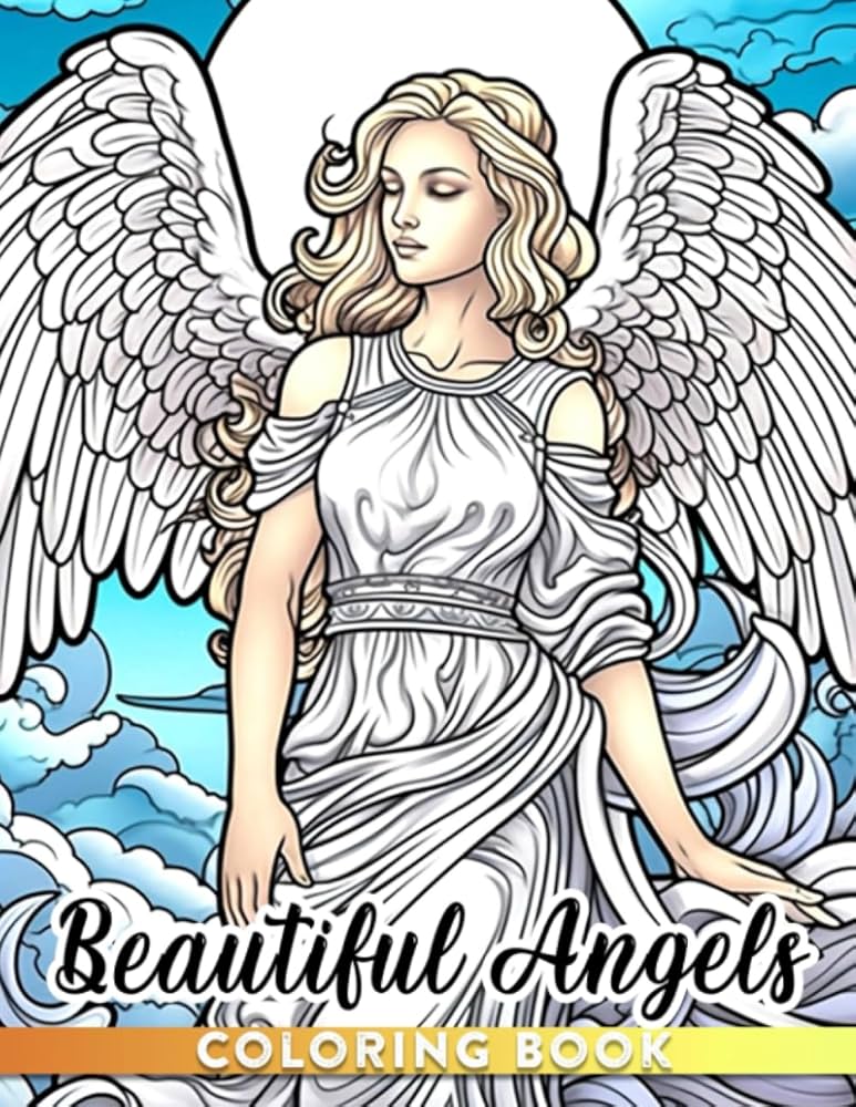 amazon-com-beautiful-angels-coloring-book-enjoy-coloring-pages-of-angels-for-women-and-girls-perfect-for-gifting-on-any-occasion-great-for-gag-or-white-elephant-gifts-9798399459707-moody-nannie-books
