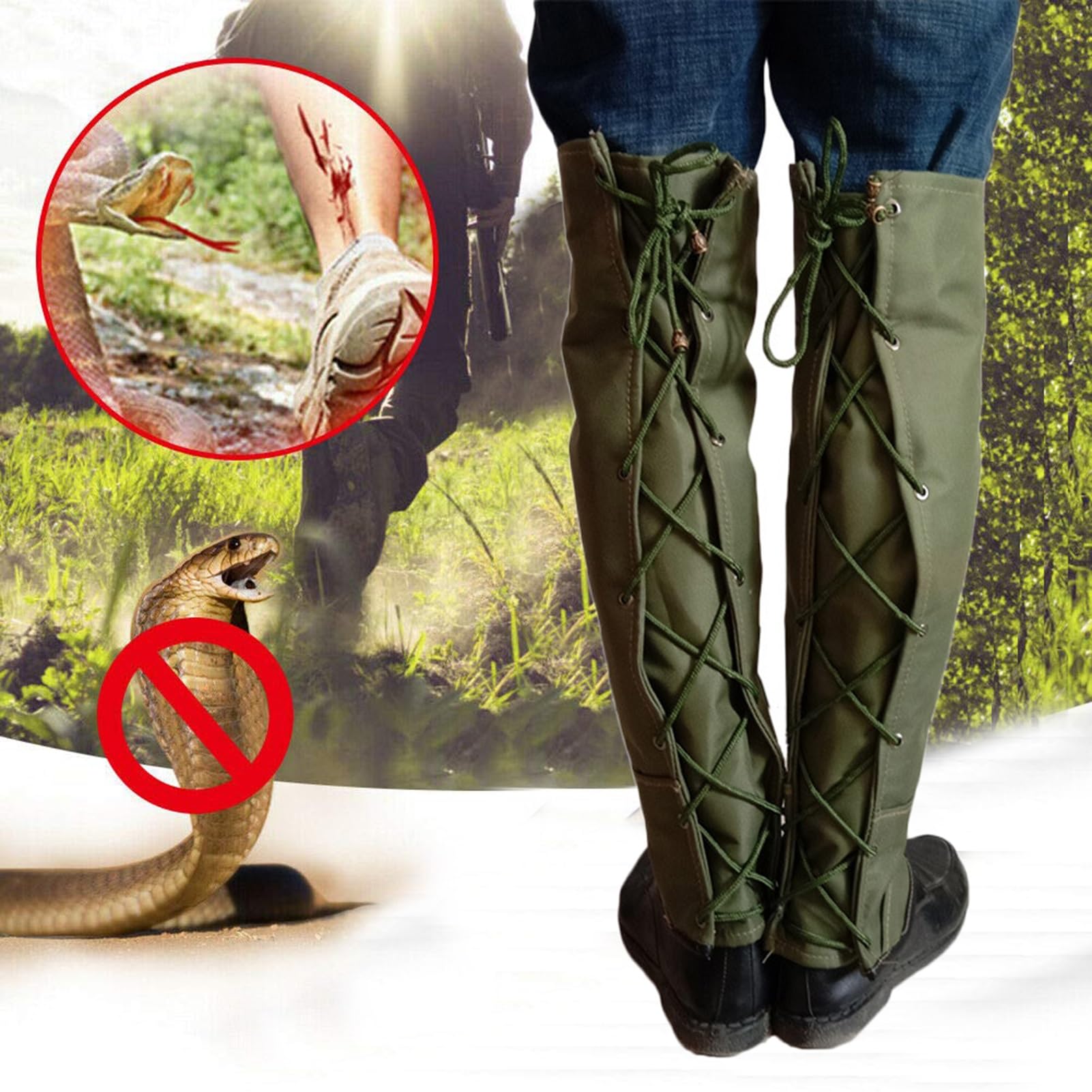 Polainas Ligeras For Botas De Senderismo, Talla Única, For Senderismo, Caza, Arena Y Barro En Montaña.