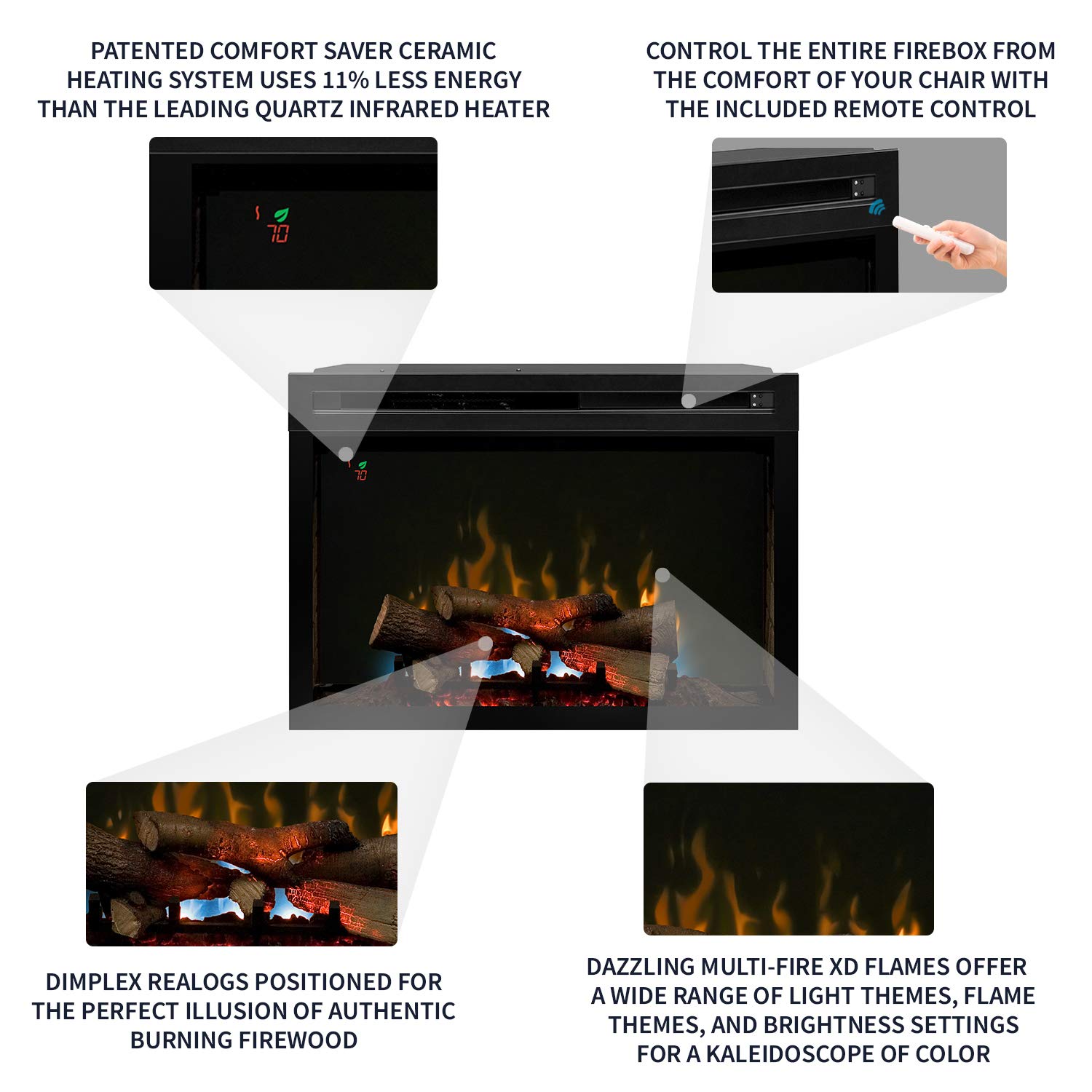 Chimenea Eléctrica Dimplex 25 Firebox XHD26