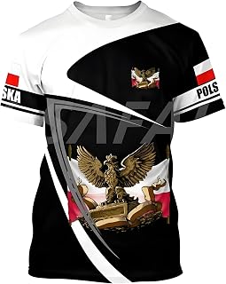2026 Poland Football Fan T-Shirt National Flags 3D Print Breathable Quick Dry Sport Casual Loose Polish Tee Shirt Top for Men Women Kids