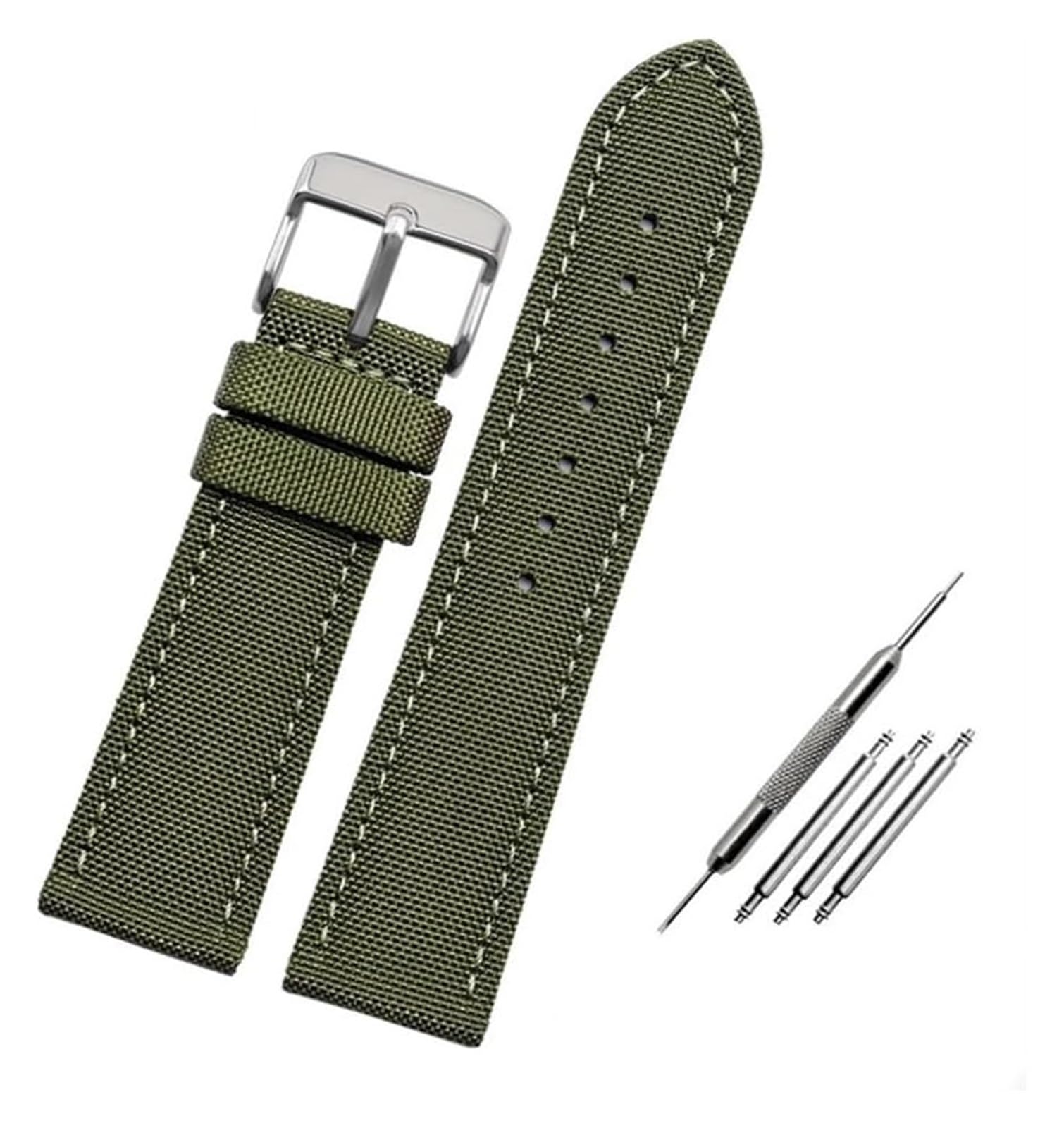 Pulsera reloj inteligente recambio, Correa de nailon for reloj, correa Universal de lona de 20mm, 22mm y 23mm, correas de repuesto for reloj, correa de nailon