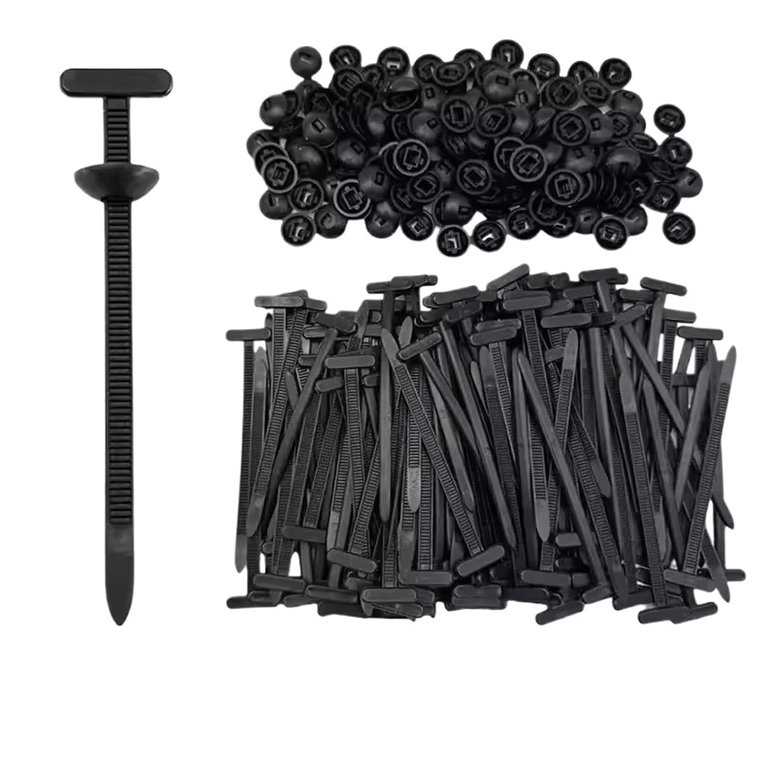 Gjgfjghk 50Pcs Zip Ties 1000-100Set Self-Locking Nylon Universal Cable Tie Buckle Heavy Duty Zip Ties With Pin & Button Car Daily Repair Fastening Strap Long Cable Ties(50Pcs)