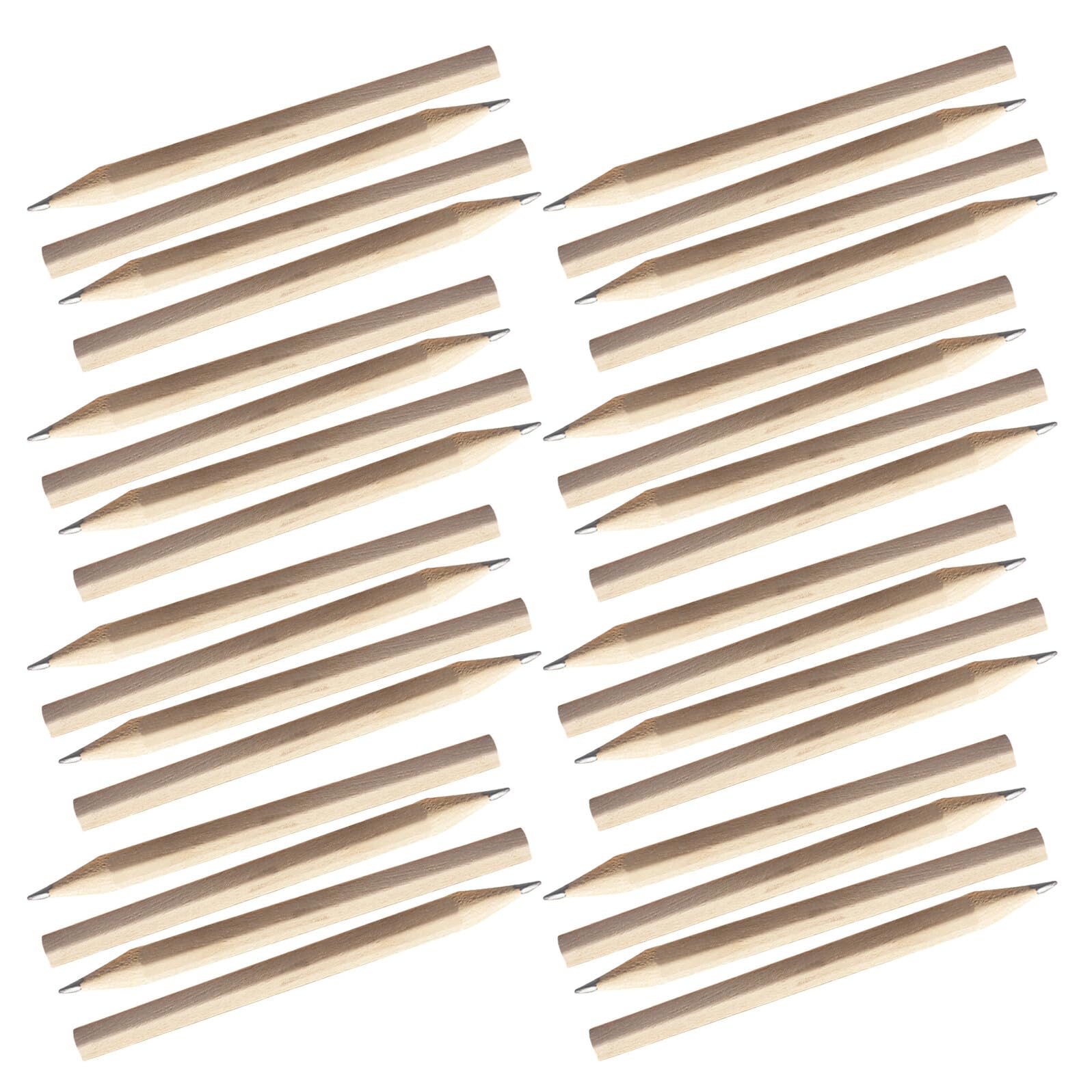 WOONEKY 200pz Mini Matite in Legno Esagonali Corte 8.6cm HB per Bambini e Scuola, Triangolari Ergonomiche Antirottura per Scrittura Disegno e Schizzi