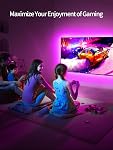 KANTUTOE LED Lights for TV, 13.1ft RGB TV LED Backlight Strip for 45-60 Inch TV/Monitor, Music Sync Bluetooth APP and Remote Control TV LED Lights USB Powered for Gaming Room, Bedroom, etc