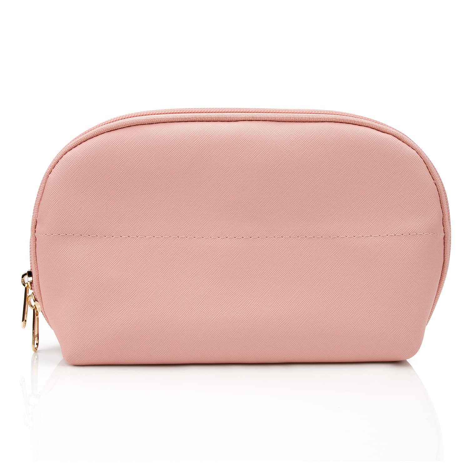 Small Cosmetic Bag, Ethereal Makeup Bag for Purse Travel Makeup Pouch Waterproof Makeup Brush Bag Portable Small Toiletry Bag for Women, Pink, Large