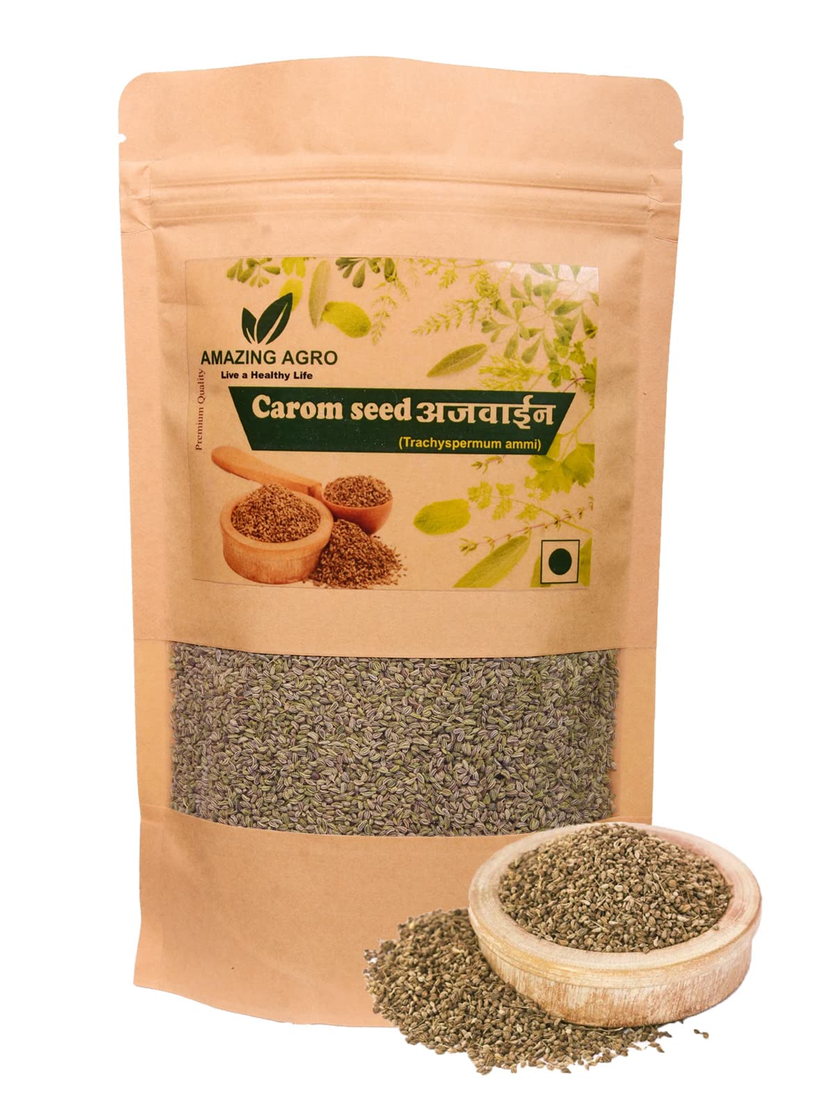 AMAZING AGRO Natural Premium Carom Seeds | Ajwain | Whole Ajwain Seeds | Ajmo - 200gm (PACK OF 1) (B0C49R1KZJ) Amazon Price History, Amazon Price Tracker