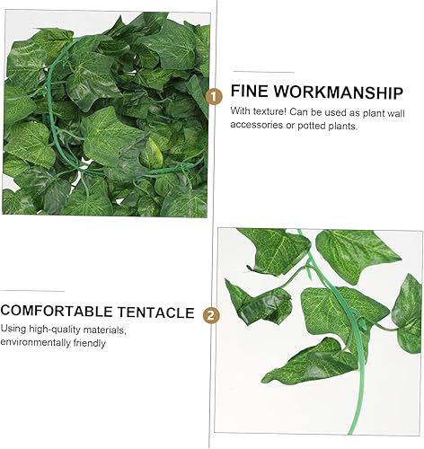 Miniatura 2 de ARTIBETTER 5pcs 90 imitación hiedra colgante decoración falsa ratán simulación hoja ratán artificial hoja decoración vid guirnalda simulación