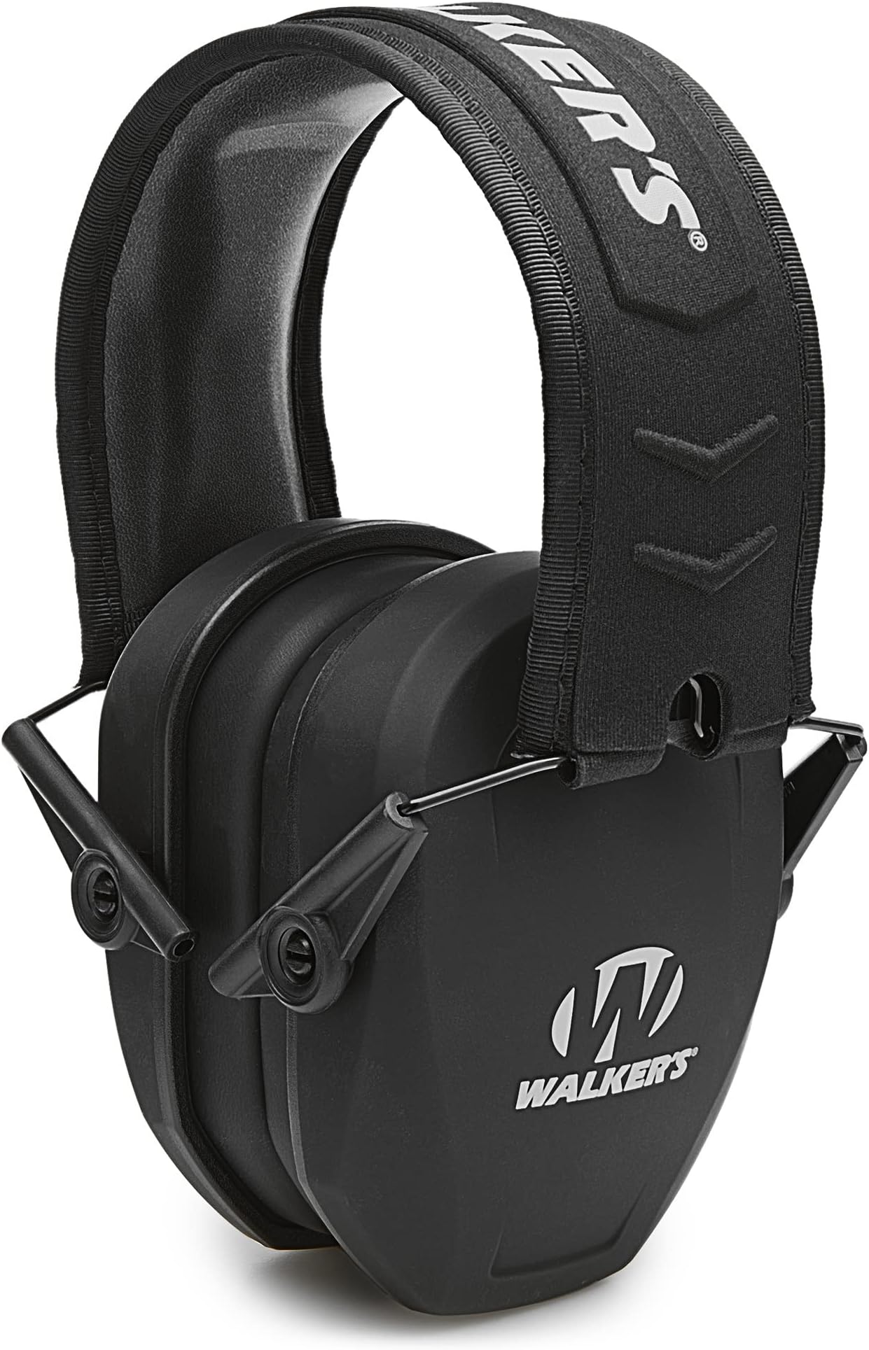 Razor Slim Passive Earmuff - Ultra Low-Profile Earcups - Black