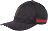 Gucci 200035 Original GG Campus Baseball Cap with Adjuster for Men and Women, Stylish Gift, Present, Black