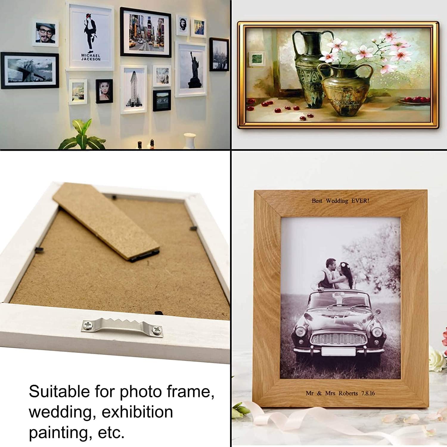 Picture Hangers For Sawtooth And Wire Back Frames