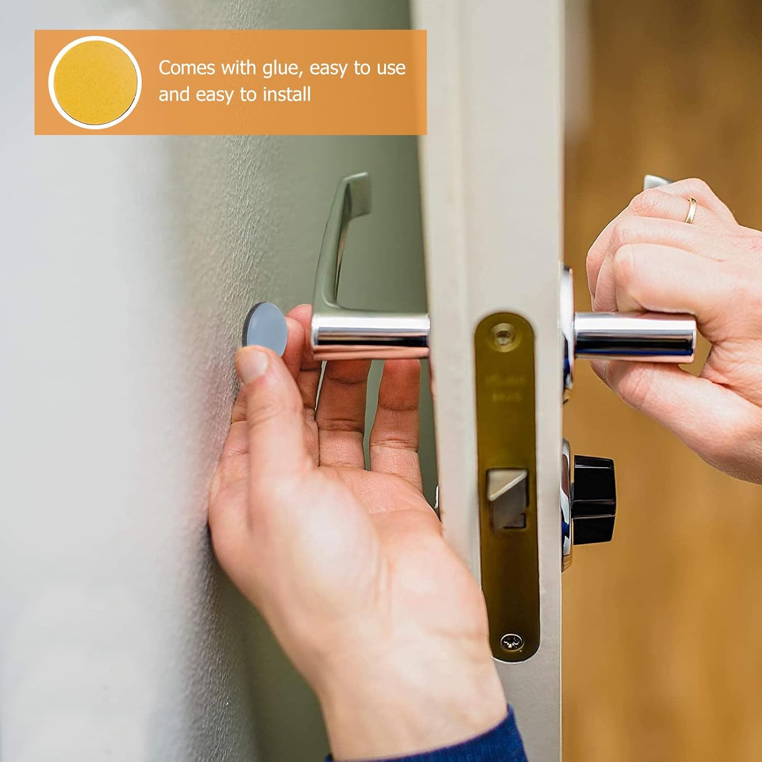 jojofuny 20pcs Self-Adhesive Furniture Sliders Durable Pads 25mm Round Floor Protector Pads for Desk and Chair Legs Furniture Moving