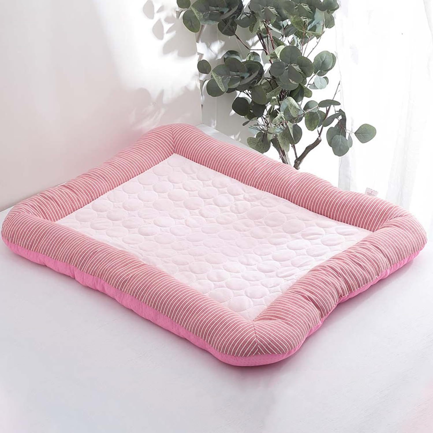 Kuber Industries Rectangular Dog & Cat Bed|Self-Cooling Bed For Dog & Cat|Small Light-weight & Durable Dog Bed|ZQCJ005P-S|Pink (B0CJ5CR1CB) Amazon Price History, Amazon Price Tracker