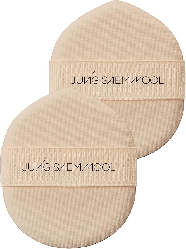 JUNG SAEM MOOL Cushion Puff | Easy-Tap Foundation Puff (2pc)