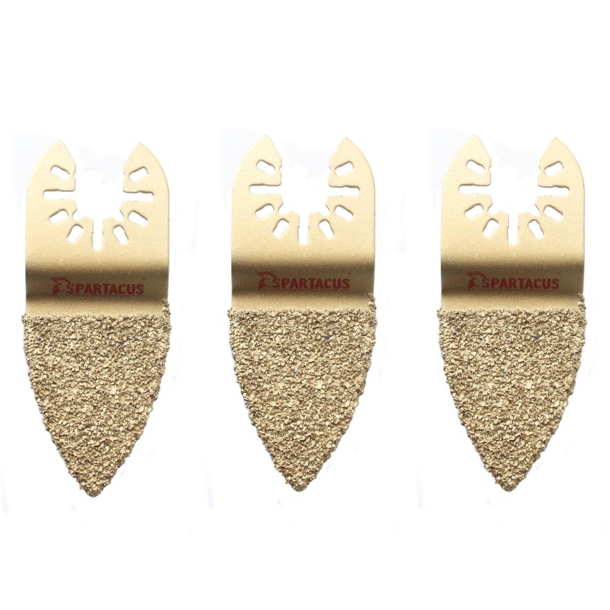 Spartacus 3 X 35Mm Carbide Multitool Finger Rasp Grout Mortar Remover