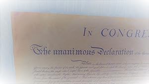 TG,LLC Treasure Gurus US Declaration of Independence Historical Document on Antiqued Parchment Paper