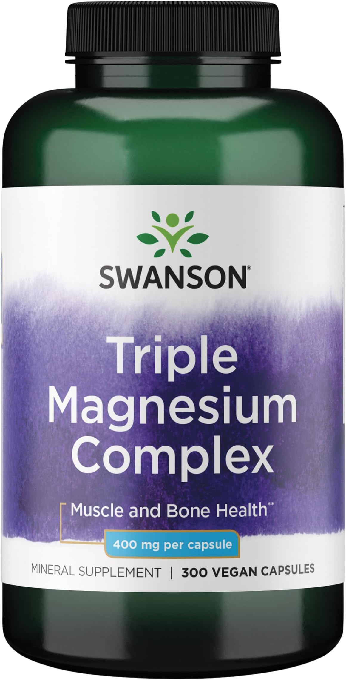 Swanson Triple Magnesium Complex 300 Capsules