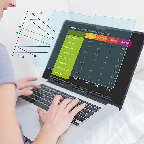 Miniatura 5 de MOSISO Paquete de 2 protectores de pantalla con bloqueo de luz azul compatibles con MacBook Air de 15 pulgadas 2025 2024 2023 M4 A3241 M3 A3114 M2