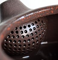 Vista 4 de Tetera china Yixing Clay Genuino Negro Arena HeiJinGang Té Xishi Ollas (6.8oz/200cc)