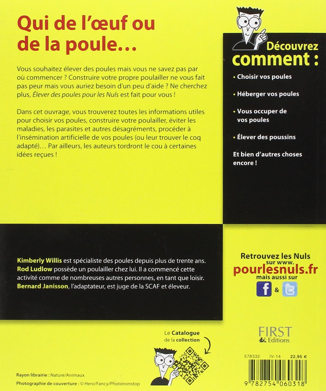 Élever des poules pour les Nuls: | poules, élevage, poulailler, ufs, basse-cour, animaux