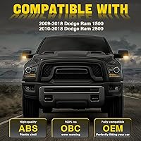 Vista 6 de WEILEITE Bombilla LED para espejo lateral, bombilla de señal de giro, cubierta de lente para Dodge Ram 1500 2009-2011 2012 2013 2014 2015 2016 2017