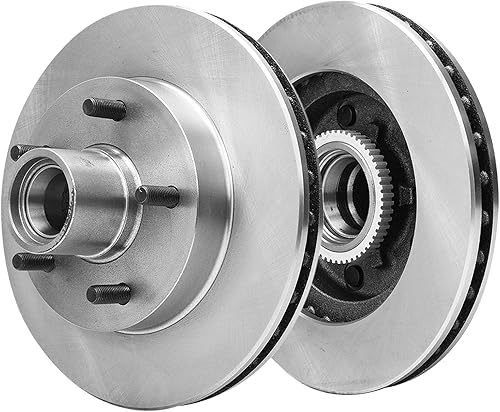 Miniatura 321 de Detroit Axle - Rotores de disco delantero de 10.827 in + pinza de freno lateral del pasajero de repuesto para Toyota RAV4 Prius V Lexus HS250H Scion