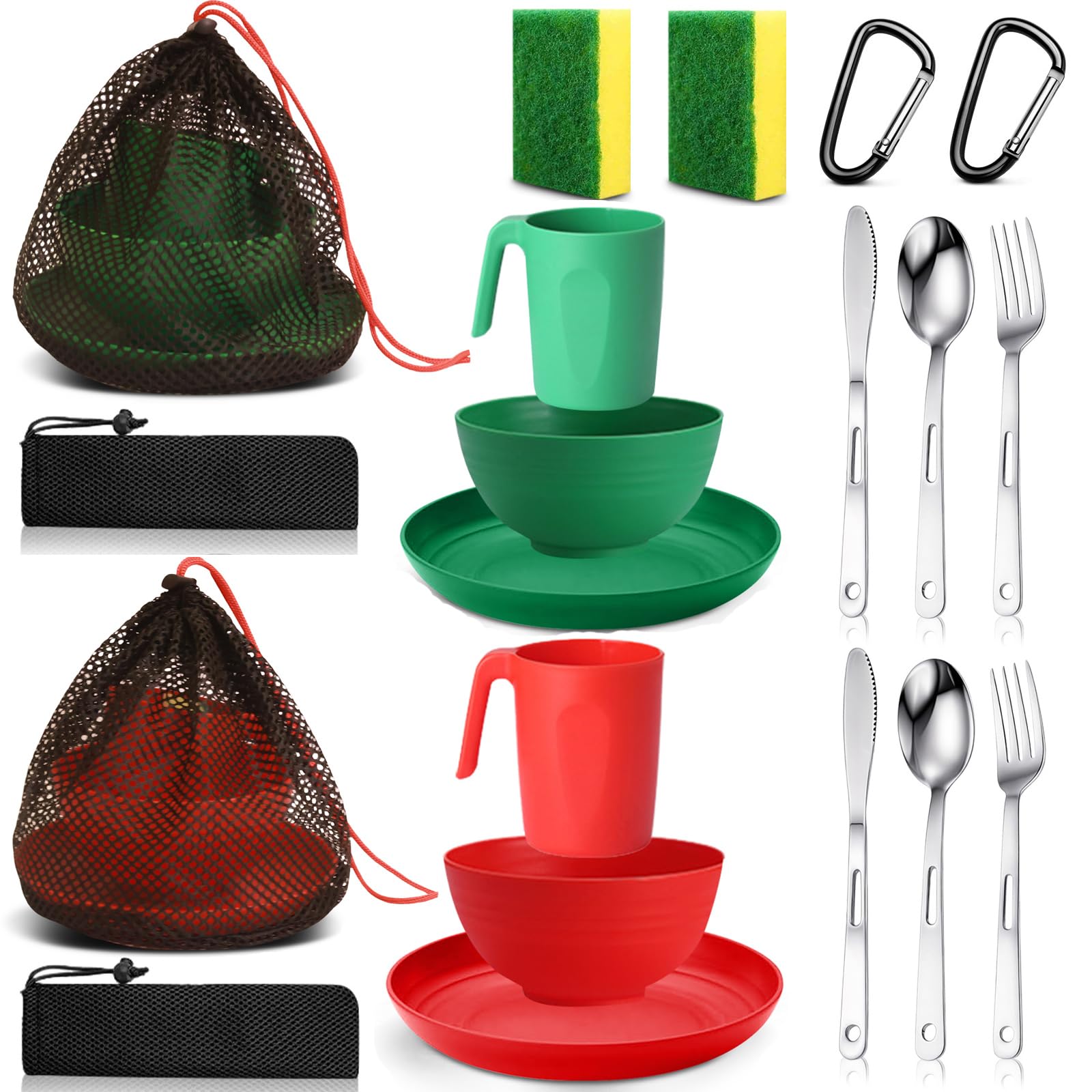 Scout Camping Mess Kit - Boy & Girl Scout Dishes -20 Scout Camping Mess Kit - Boy & Girl Scout Dishes -20