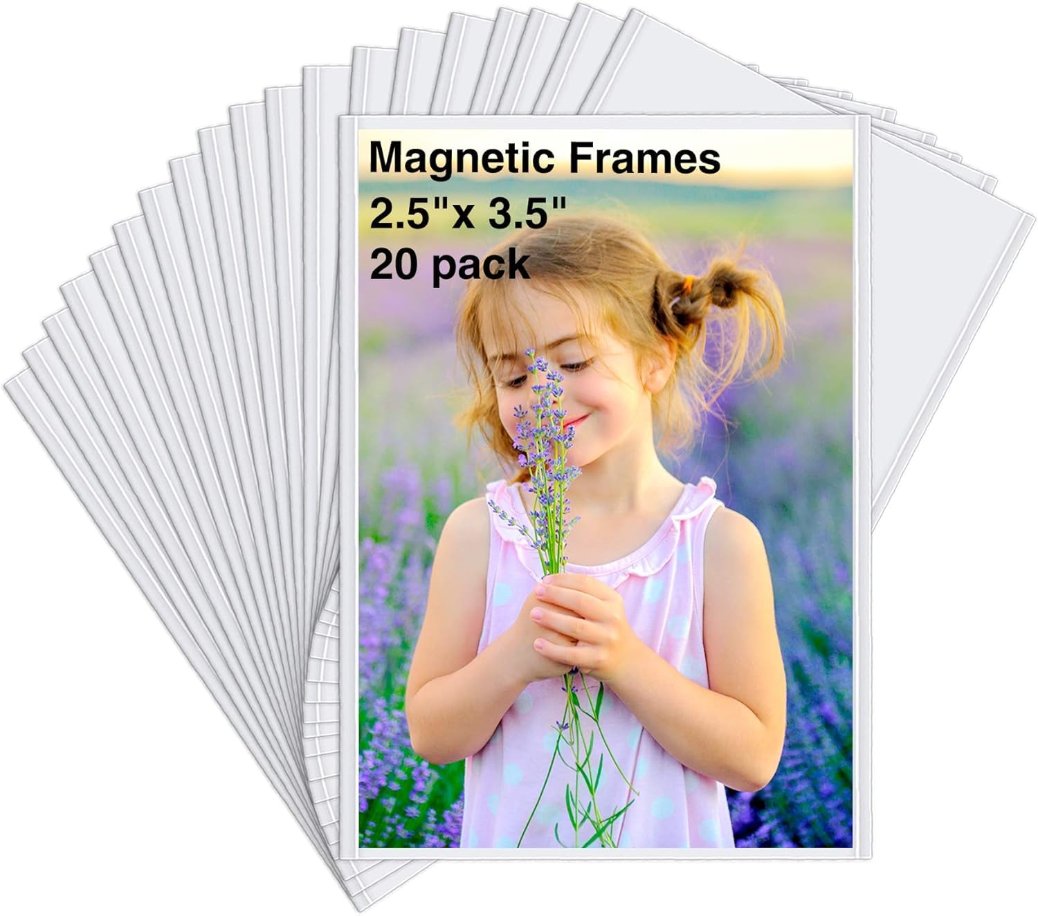 Amazon.com - HIIMIEI 20 Pack Wallet Size Magnet Photo Frame