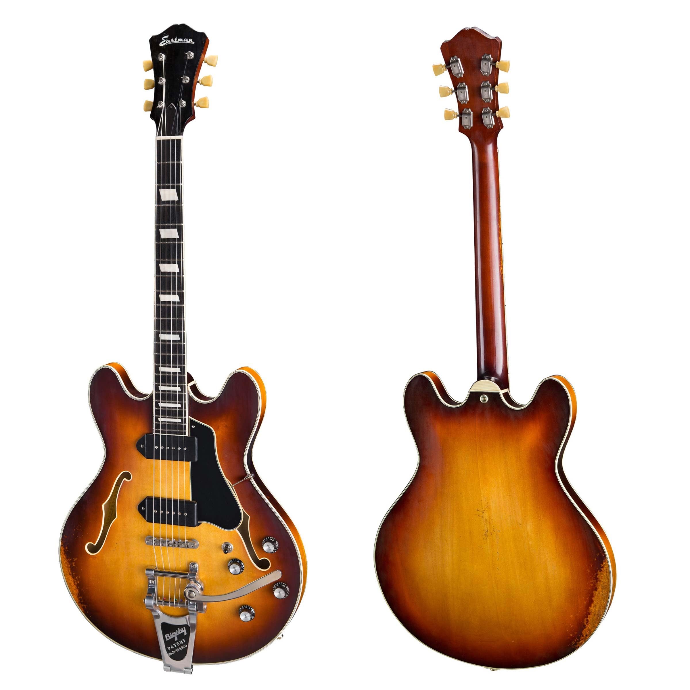 Amazon.com: Eastman Guitars T64/v Thinline Hollowbody Electric