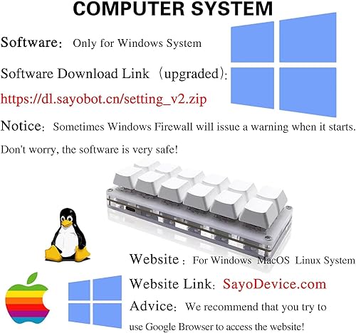 Miniatura 5 de Newhui 12 Teclas Teclado Mecánico para Juegos de Una Sola Mano, Teclado OSU USB-C con Cable, Teclado Programable e Intercambiable en Caliente.