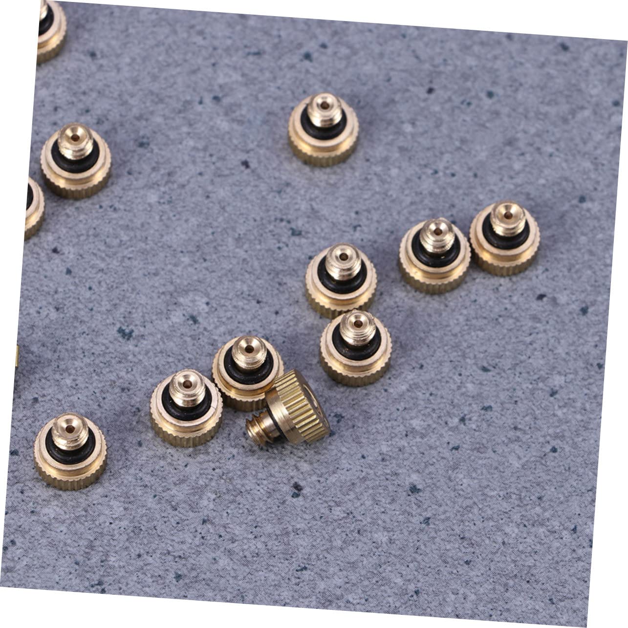 50pièces Brass Misting Nozzle Atomiseur De Brumisation Pour Jardinage Systèmes De Refroidissement Et Irrigation Et Économique