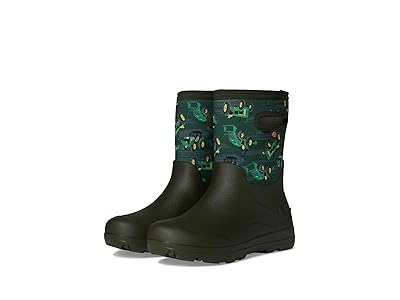 Bogs Kids York Seamless - Tractors (Toddler/Little Kid/Big Kid) Kids Shoes Dark Green : 12 Little Kid M, Rubber