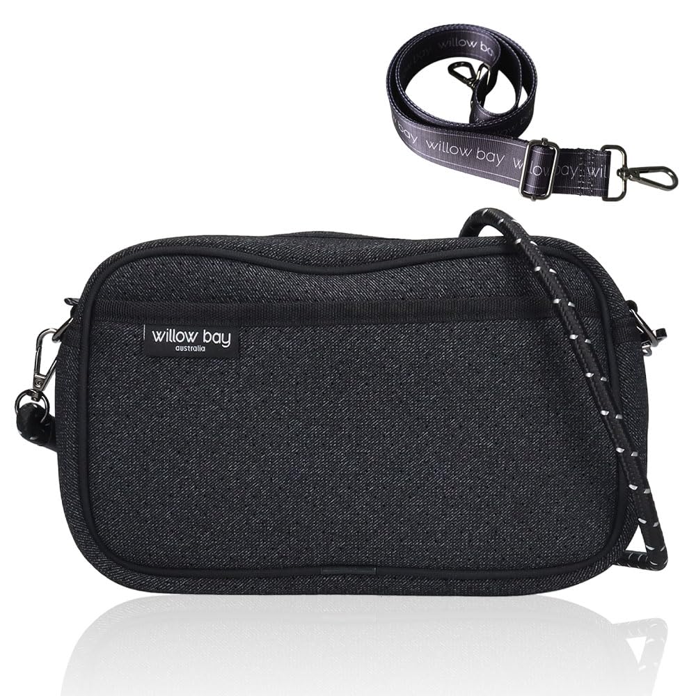 Amazon | ショルダーバッグ LARGE CROSSBODY BAG WITH ROPE 9722 BLACK