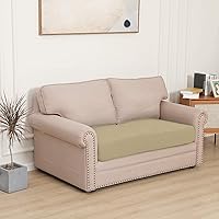 Vista 428 de Easy-Going Fundas Elásticas de 3 Piezas para Cojines de Sofá para Sofá Seccional Izquierdo/Derecho en Forma de L Chaise Lounge Funda de Asiento