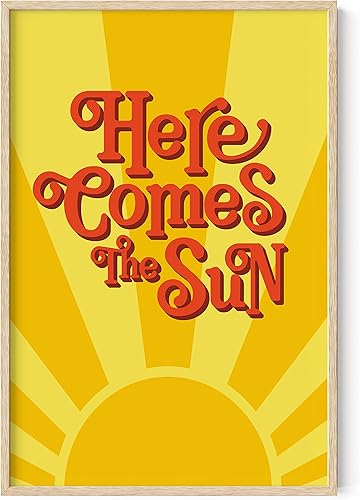 Miniatura 22 de HAUS AND HUES Pósteres Groovy - Arte de pared retro de los años 70, decoración de habitación hippie, carteles trippy para dormitorio, póster Rays