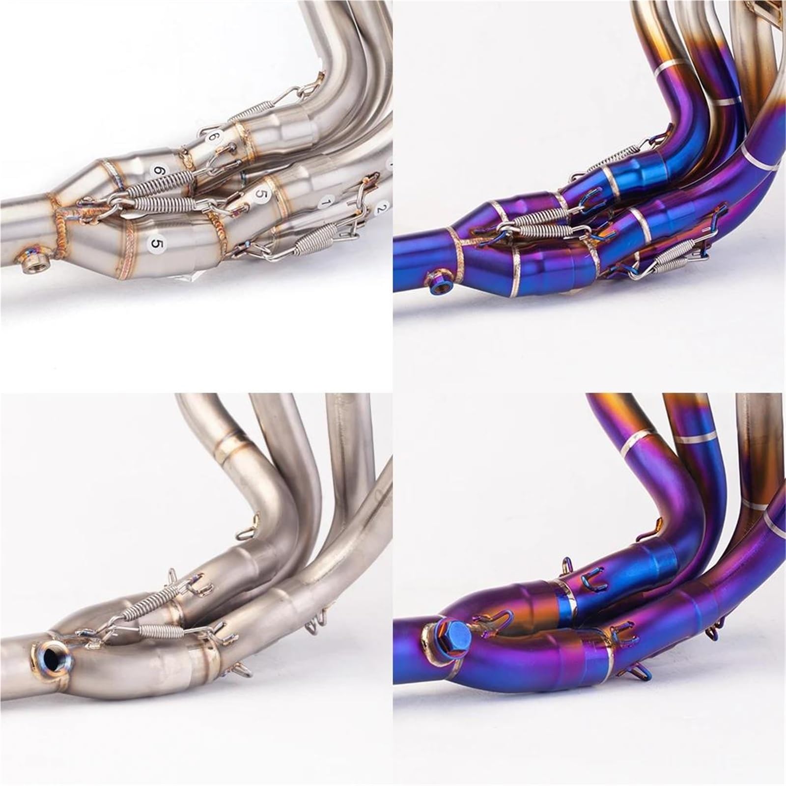 Amazon | エンドテールパイプ オートバイフルエキゾーストシステム