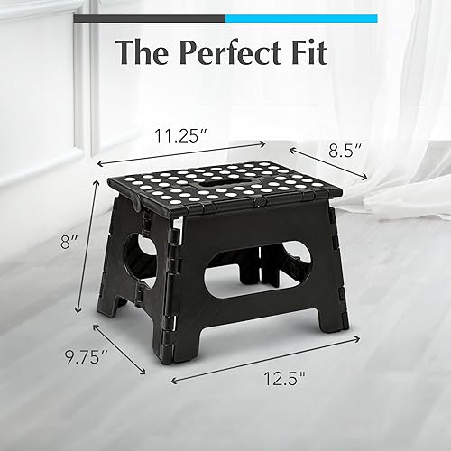 Miniatura 2 de Handy Laundry Taburete plegable y ligero, lo suficientemente resistente como para apoyar a adultos y lo suficientemente seguro para niños, se abre