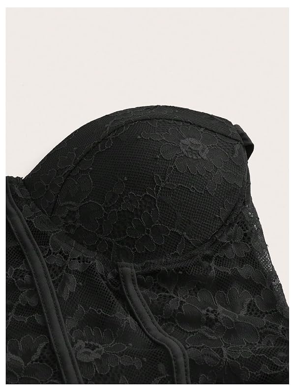 Floerns Women's Y2K Lace Halter Dress Corset Party Bodycon Mini Dresses by Floerns - Used condition - Image 4