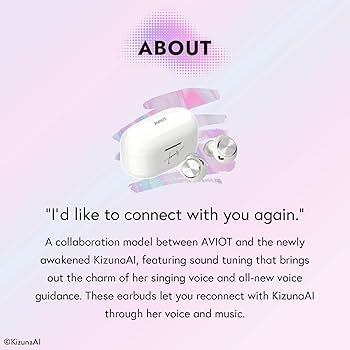 Amazon.com: AVIOT KizunaAI Collaboration Wireless Earbuds TE-V1R