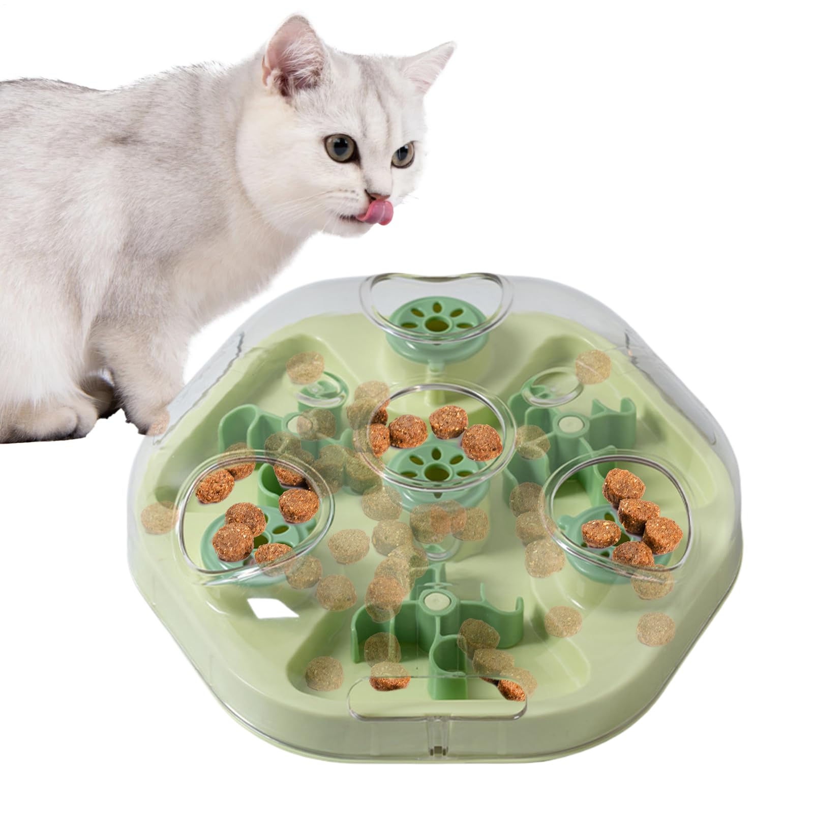 Juguetes Para Perros Dispensadores De Premios Juego De Alimentación Lenta | Juguete Canino Que Dispensa Con Agujeros Para Entrenamiento De Comer Lento Del Aburrimiento Y Juego En Casa