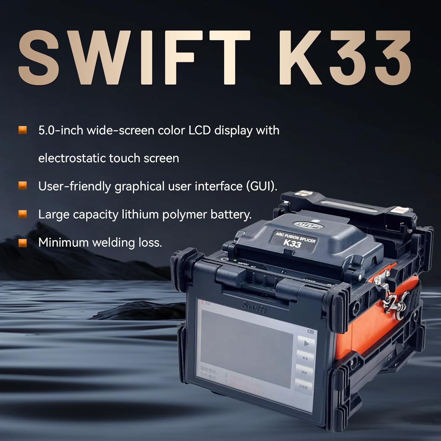 Core Alignment Splicer Korea Ilsintech Swift K33 Optical Fiber Welding Machine