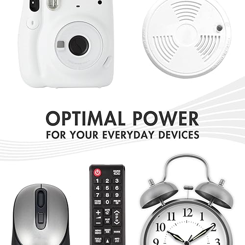 Miniatura 3 de Tenergy Paquete de 24 pilas AA y 24 pilas alcalinas AAA de 1.5 V, batería no recargable AAAAA de alto rendimiento para relojes, controles remotos,