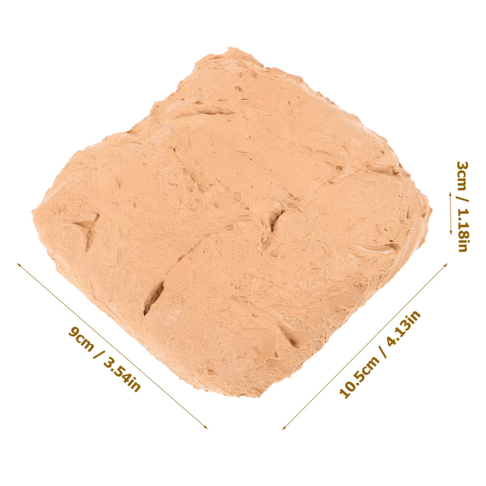 LALAFINA Pasta Modellabile Autoindurente 6 Pezzi, Argilla Beige in Abs, Consistenza Fine e Compatta, Facile da Modellare per Bricolage e Lavori Creativi