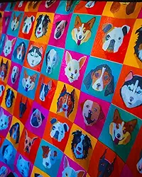 Capa Protetora Carro Pet Impermeável, Antiderrapante, Resistente ao Desgaste, Grande Capacidade 4 em 1 capa de Banco Traseiro de Carro para Cachorros e gatos (colorido)