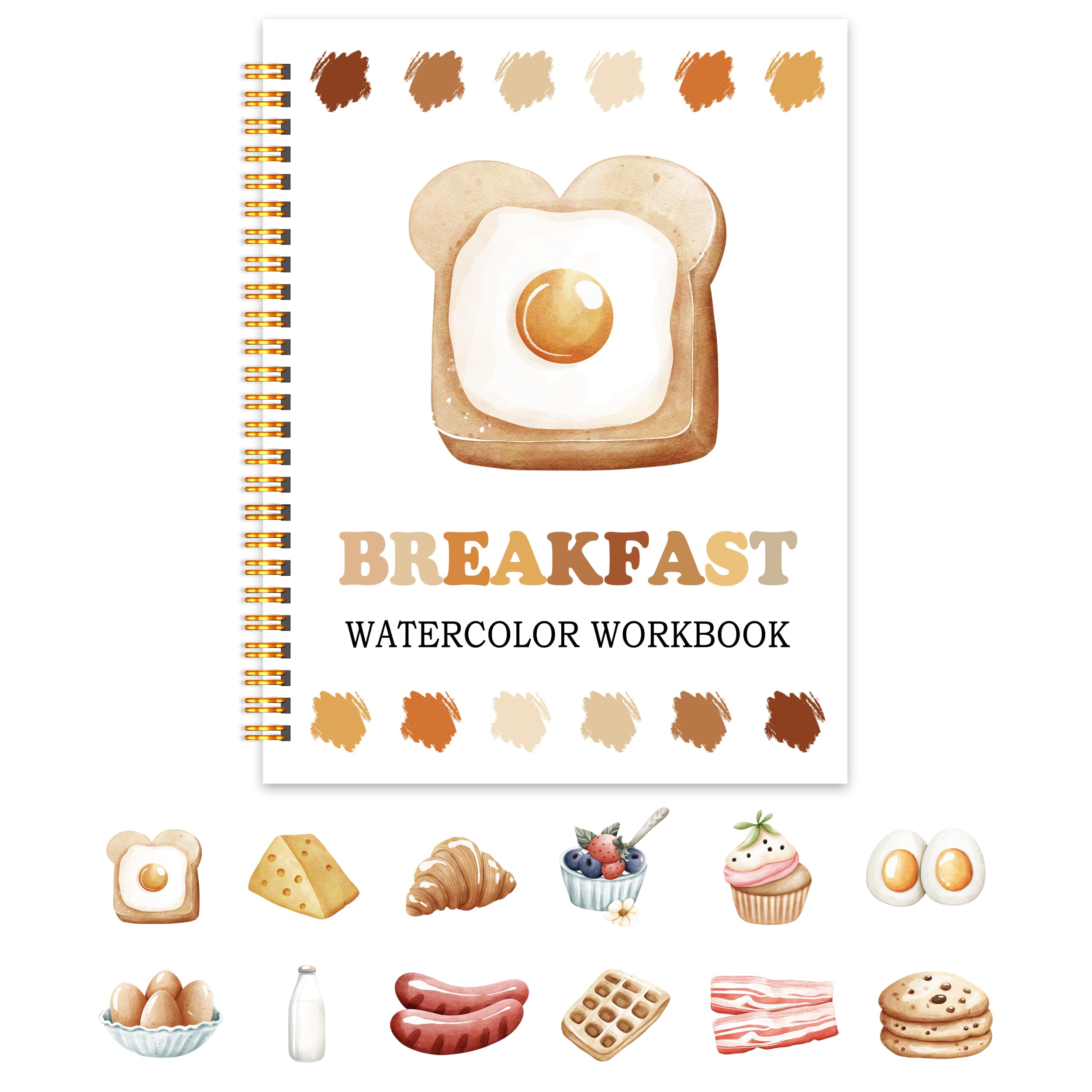 Activité artistique amusante en famille avec le livre d'aquarelle Breakfast Buddies